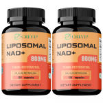 GREVIP Liposominis NAD+ Maisto Papildas, Sudėtyje yra NAD+, Trans-Resveratrolio, Didelė Koncentracija 800mg, Kasdienis Mitybos Papildas 120*2 gray
