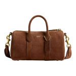 Coach Compass 25 Prekės ženklo logotipas Reguliuojamas nuimamas peties dirželis Rankinė Suede rankinė Vidutinio dydžio moteri&scaron;kos rankinės Ruda CCX40-WBR Basic Set (Bag+Dust Bag)