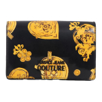 Versace Jeans Couture Auksinio Ra&scaron;to Spaudinys Reguliuojamas Peties Dirželis Poliuretaninė Peties Įstrižainės Rankinė Moteri&scaron;kos rankinės Juoda E1VVBBU9-71494-M27 Basic Set (Bag+Dust Bag)