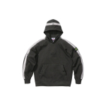 Supreme x Stone Island Dryžuotas su gobtuvu džemperis 'Juoda Balta' Vyri&scaron;kas SUP-SS22-718 L black