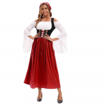 Oktoberfest padavėjos &scaron;ventės kostiumas: Alaus festivalio apranga Large brown