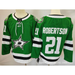 Dallas Stars NHL ledo ritulio mar&scaron;kinėliai Retro stiliaus Siuvinėti Ilgomis rankovėmis Medvilnės mi&scaron;inys Vyri&scaron;ki ledo ritulio uniforma XXXL Chest 60cm