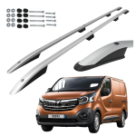Stogo skersiniai OPEL VIVARO RENAULT TRAFIC TALENTO NV300 2014- ILGI sidabriniai