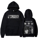 Oyasumi Labanakt Punpun Aiko Tanaka Manga Hoodies Vyrams Moterims Drabužiai Mada Megztinis Ilgomis Rankovėmis Per Dydį Su Gobtuvu Palaidinės L black