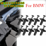 10x 7 mm buferio sparno įdėklas rato arkos durelių slenksčio spaustukas 51118174185, skirtas BMW E46 E93 E38 E65 E66 F07 F10 F11 X3 E83 Z3 E36 Z4 E85