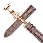 Laikrodžio apyrankė 18mm 19mm 20mm 21mm 22mm 24mm Calf Natūralios odos laikrodžio apyrankė Alligator grūdėta laikrodžio dirželis, skirtas Tissot Seiko 22mm