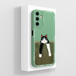 Telefono dėklas skirtas Samsung Galaxy A15 A 15 4G 5G dangtelis Prabangus mados dizainas matinis juodas kvadratas Auk&scaron;tos kokybės mink&scaron;tas skystas silikoninis apvalkalas, skirtas Samsung buferiui Samsung A15