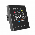 I&scaron;manusis termostatas namų grindų &scaron;ildymui WiFi AC termostatas su APP Control LED Digital Touch 16A electric heating juoda