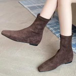 Platūs kulk&scaron;nies batai Zom&scaron;iniai &scaron;ilti kvadratiniai auk&scaron;ti batai moteri&scaron;ki batai žieminiai laisvalaikio 2025 m. tendencijos žemakulniai sniego batai Mujer Zapatos 40