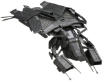 Specialieji efektai Revoltech 051 Tamsusis riteris: Atsiradimas The Bat dažyta veiksmo figūrėlė ne-mastelio ABS&PVC black