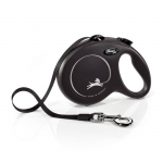 Laisse Flexi Collection Sangle S - FLEXI - CL10T5-251-S-20 - Noir - Pour chiens jusqu'&agrave; 15 kg