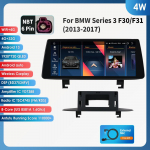 Ossuret 10.25 Android 13 Automobilio radijas BMW 3 F30 F31 2013-2017 NBT Autoradio 4G Carplay Multimedia Player automobilio i&scaron;maniosios sistemos Auto 4G RDS 4W 4G 32G