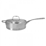 DEMEYERE - Atlantis 7 - Gili keptuvė su dangčiu - 24 cm, Talpa: 2,8 l, Nerūdijantis plienas 18/10, Sidabrinis
