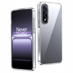 Dėklas OnePlus Nord 5 5G, Pir&scaron;tų atspaudams atsparus, Kri&scaron;tolinio skaidrumo TPU telefono dangtelis A