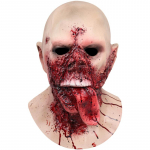 Helovino supuvęs veidas Zombių siaubo latekso kaukė Cosplay galvos apdangalai puo&scaron;niai apsirengti Helovino vakarėliui