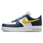 Nike Air Force 1 07 Reljefiniai Hoops - Tamsiai Obsidianiniai Vyri&scaron;ki Kedai Mėlyni Balti University-Gold FJ4209-400 42