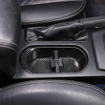 For Subaru Forester 2013-2018 soft carbon fiber car central control storage slot mat Panel Cover Trim Sticker Car Carbon FiberePY
