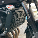 Skirta Yamaha FZ6 FAZER 2007 2008 2009 2010 Motociklo aliuminio priedai Radiatoriaus apsauga Grotelių apsauga Grotelių apsauginė B BLACK