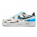 Nike Air Force 1 Atsparūs trinčiai Lengvi Auk&scaron;tį didinantys Žemi Batai riedlentei Unisex Balti Mėlyni CW2288-111(Komanda1148-) 37.5