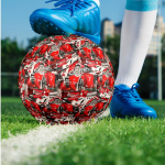 Cristiano Ronaldo temos futbolo kamuolys Dydis 5 Futbolo kamuolys &Scaron;velnus lietimas Profesionalus treniruočių futbolas Lauko sportui Size 5