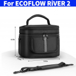 Ne&scaron;iojimo dėklas Ecoflow Delta 3 Max Plus/Delta 3 Max ne&scaron;iojamai elektrinei, vandeniui atsparus krep&scaron;ys Ecoflow River 3/3 Plus