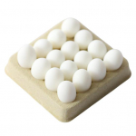 Kompakti&scaron;ki &bdquo;pasidaryk pats&ldquo; miniatiūriniai lėlių nameliai, kūrybingi, linksmi 1:12 Kiau&scaron;inių padėklo priedai balta