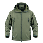 Fleece vyri&scaron;ka žiemos karinė Softshell taktinė striukė lauko kamufliažinė medžioklės kempingo vandeniui atspari armijos striukė su gobtuvu plius dydžio XS-5XL
