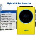 EASUN 5.6KW hibridinis saulės energijos keitiklis 48V 220V 120A MPPT saulės energijos įkrovimo valdiklis PV įvestis 450V lygiagretus tinklelio keitiklis su WIFI