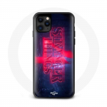Coque pour Iphone 12 Stranger Things Logo Transparent Saison 4 Bande annonce 2022