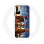 Coque pour Xiaomi Redmi Note 10 5G Tanjiro Inosuke et Zenitsu Demon Slayer Kimetsu no Yaiba Anime Manga