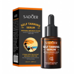 SADOER maitinamasis bronzinis įdegio serumas. Maitinamasis veido serumas. 30ml