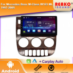 Android skirta Mercedes-Benz M-Class W163 ML 1998 - 2006 Automagnetola GPS Navigacija Stereo Pagrindinis blokas Multimedijos grotuvas Vaizdo registratorius BT 4 core 2GB+64GB carplay