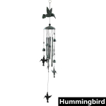 Žali Retro Animal geležiniai vėjo varpeliai vandeniui atsparūs metaliniai vėjo varpai su 4 aliuminio vamzdeliais 6 varpai Romanti&scaron;kas vėjo varpelis namams Tortoise