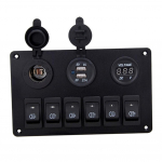 Automobilių grandinės plok&scaron;tės ekranas Gang Marine Boat Switch Control