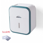 Audinių dėžutė prie sienos montuojama vandeniui atspari tualeto audinių laikymo dėžutė Daugiafunkcinė tualetinio popieriaus laikiklio dėžutė Vonios kambario laikymo produktai