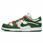 Nike Dunk Low Off White Pine Green Riedlentės Batai Sportbačiai CT0856-100 39