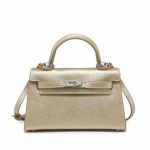 Kar&scaron;tas Antros Kartos Be Pūkų Tikros Odos Rankinė Auk&scaron;tos Klasės Mados Moteri&scaron;ka Mini Rankinė Su Tekstūra Tote Rankinė 22x7x15cm