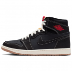 Air Jordan 1 High OG Flight Club Vyri&scaron;ki sportbačiai Juodi Sail Gum-Medium-Brown II9811-001 42 black