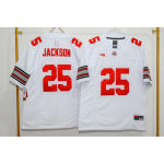 Ohio State Buckeyes NCAA Futbolo Džersis 2026 Kolegijos Komandos Uniforma Siuvinėti Trečiosios Kartos Retro Modernūs Stiliai Buckeyes 25 White Modern 3rd Gen