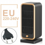 500 W elektrinis &scaron;ildytuvas kambario &scaron;ildymui &Scaron;ildytuvas Apsauga nuo perkaitimo Keraminis &scaron;ildytuvas 220 V mažas triuk&scaron;mas, skirtas miegamojo buitiniams prietaisams EU plug juoda
