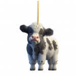 Mielas animacinis filmas Highland Cow automobilio pakabukas akrilo meno amatų ornamentas Puikus automobilio galinio vaizdo veidrodžio dekoravimas namų Kalėdų eglutės pakabinimo dekoravimo dovana C