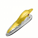 Motociklo erelio galvos dekoratyvinis purvasaugis, modifikuotas aliuminiu chromu