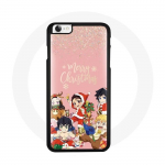 Coque pour Iphone 7 Demon slayer merry christmas affiche Anime Manga