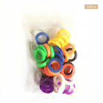 30 vnt./partija daugiaspalvių elastinių mi&scaron;rių spalvų tu&scaron;čiavidurių guminių raktų dangtelių apvalių mink&scaron;tų silikoninių raktų spynų dangtelis raktų pakabukas dėklas