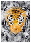 Plakat tygrys abstrakcja 21x29,7 cm A4