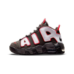 Nike Air More Uptempo PS Vidutinio peleno Siren Raudonos Baltos Vaikams Sportbačiai Juodi DH9723-200 28