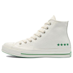 Converse Chuck 70 Auk&scaron;ti Žali Žvaigždžių Unisex Sportbačiai Balti Vintage-White Geltoni 170999C 37.5