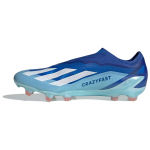 adidas X Crazyfast.1 Be rai&scaron;telių FG Marinerush Pack Unisex sportbačiai Mėlyni Ry&scaron;kiai Karali&scaron;ki Debesėlio Balti FZ6563 46⅔