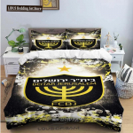 Beitar Jerusalem FC Viso Sezono Dvigulės Lovos Patalynės Komplektas 3 Dalių Antklodžių Komplektas Lovos Antklodės Užvalkalas Dvigulės Karali&scaron;kos Dydžio Antklodės Užvalkalas Namų Tekstilė EU single(135x200cm)