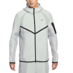 Nike Tech Vyrų Spalvų Blokų Užtrauktuku Užsegamas Vilnos Vėjo Striukė IF1326-034 XXL white